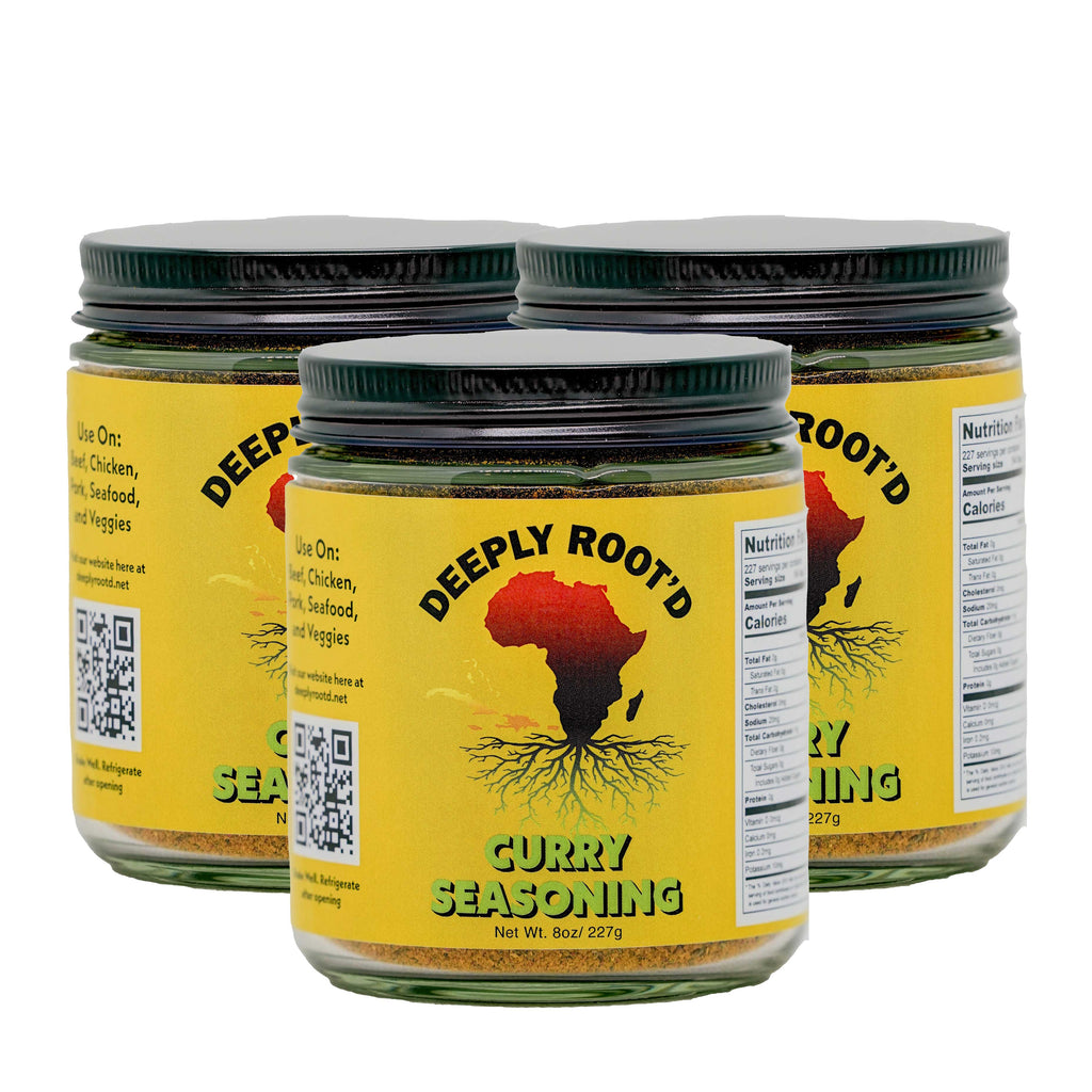 Curry Seasoning | Pack of 3 | 8 oz | Deeply Root'd – BuyNebraska.com