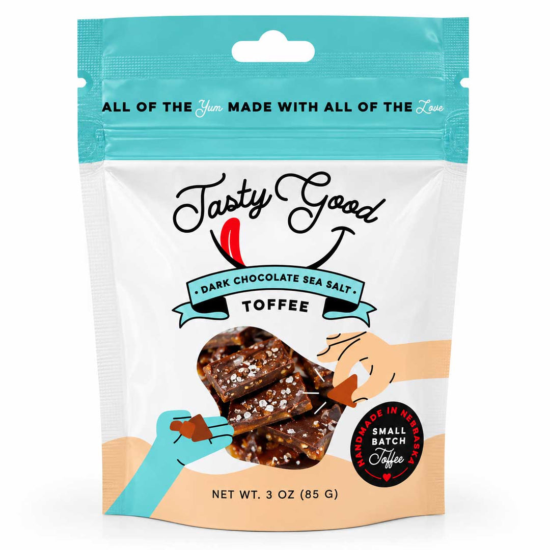 Tasty Good Dark Chocolate Sea Salt Toffee