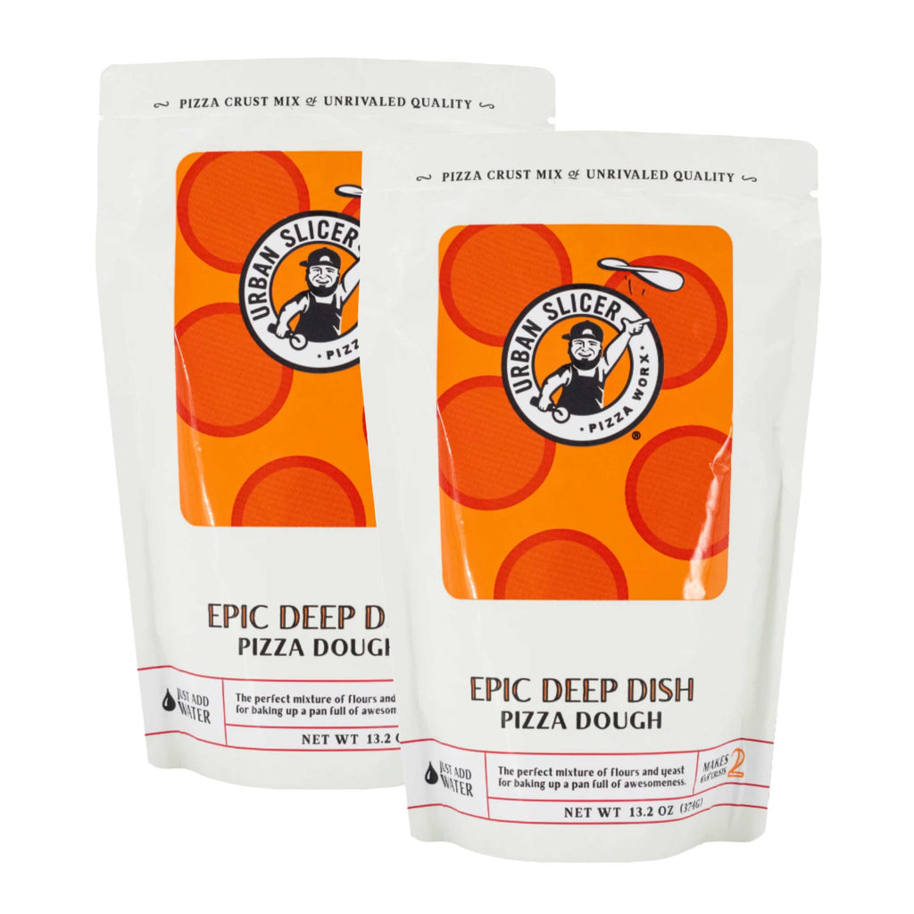 Epic Deep Dish Pizza Dough | Pack of 2 | 13.2 oz | Urban Slicer