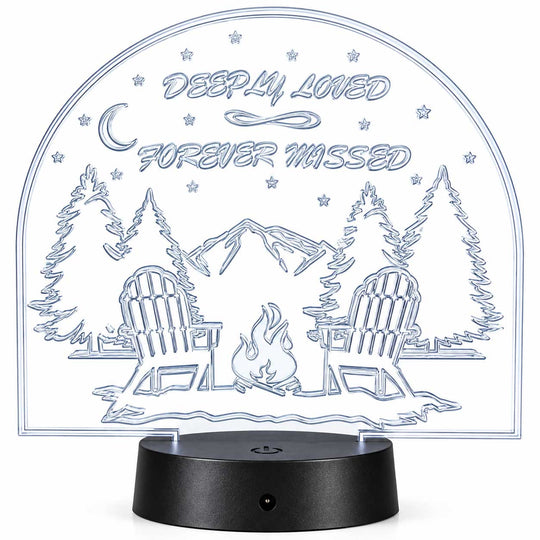 Deeply Loved Inspirational LED Plaque