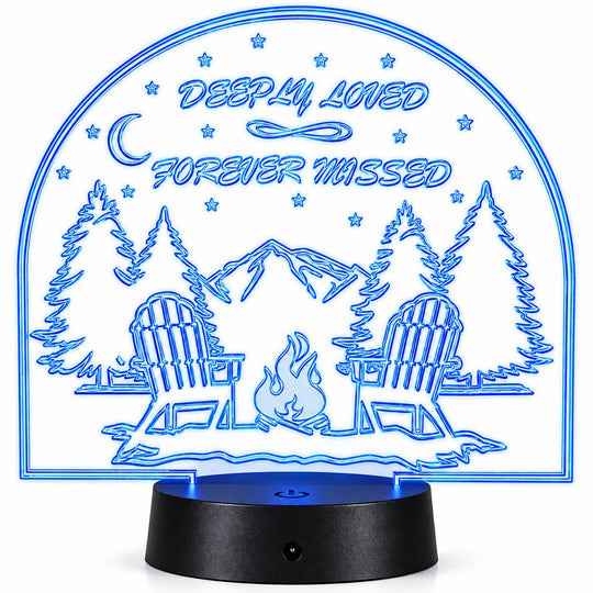 Deeply Loved Inspirational LED Plaque