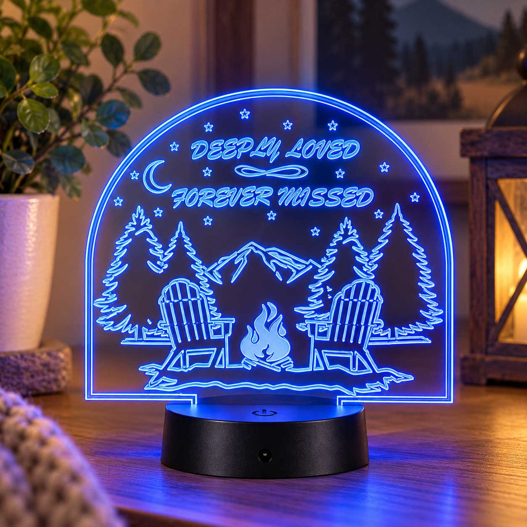 Deeply Loved Inspirational LED Plaque