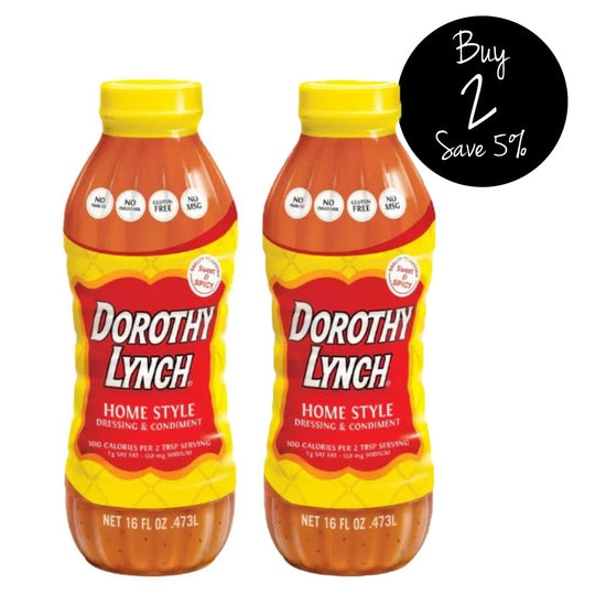 Homestyle Dorothy Lynch Salad Dressing | Gluten Free | Trans Fat-Free Ingredients | Sweet and Spicy | Thick And Creamy | Pack of 2 | 16 oz.