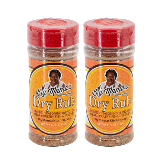 Big Mama's Dry Rub | Pack of 2 | 5.75 oz | Big Mama's Kitchen & Catering