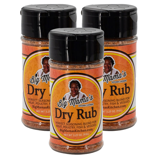 Big Mama's Dry Rub | Pack of 3 | 3.25 oz | Big Mama's Kitchen & Catering