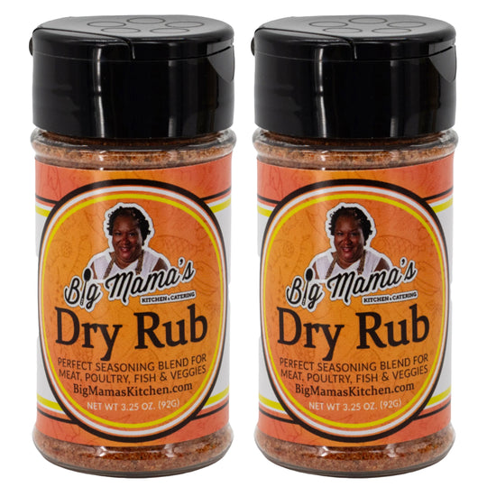 Big Mama's Dry Rub | Pack of 2 | 3.25 oz | Big Mama's Kitchen & Catering