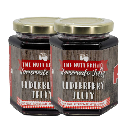 Elderberry Jelly | Pack of 2 | 9 oz | Nutt Family Jams & Jellies
