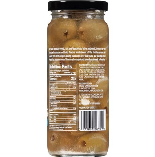 Back of a jar with nutritional information and barcode on a white background