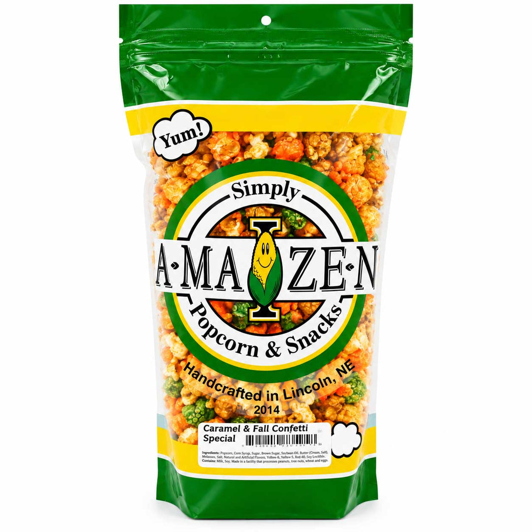 Simply Amaizen Caramel & Fall Confetti Popcorn