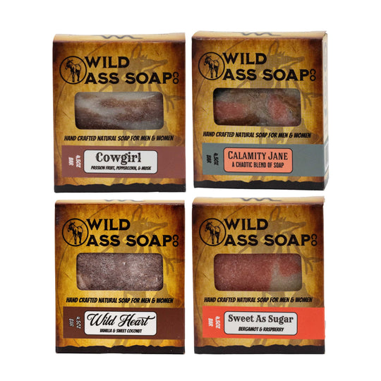 Tallow Bar Soap | Feminine Scent Bundle | 4.5 oz | Wild Ass Soap Co
