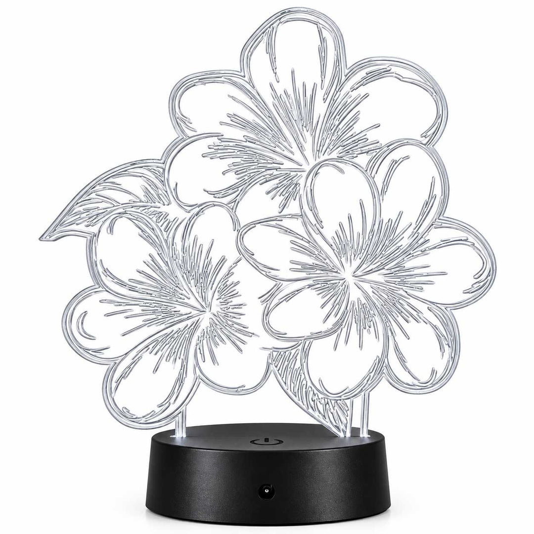 Flower LED Plaque