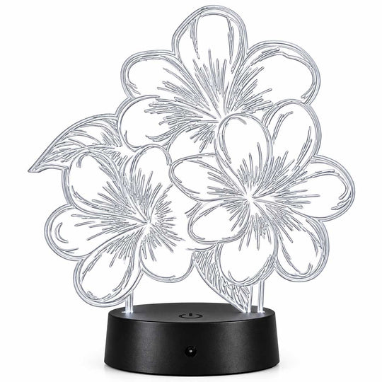 Flower LED Plaque