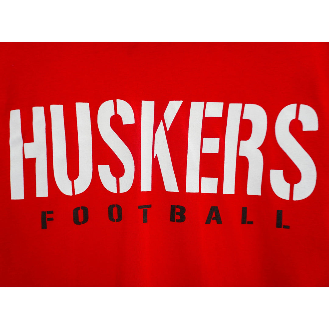 Huskers Football Unisex T-Shirt | Red | Multiple Sizes | Lou's Sporting Goods | 25N22DT104