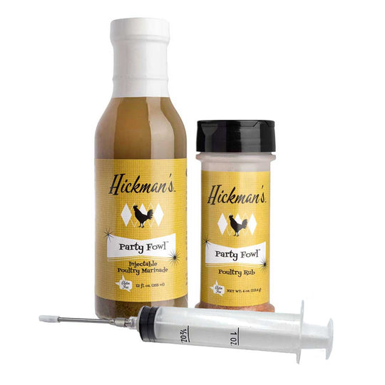 Hickman’s Party Fowl Poultry Package With Injector | Gluten Free | Hickman's Fat Boy BBQ