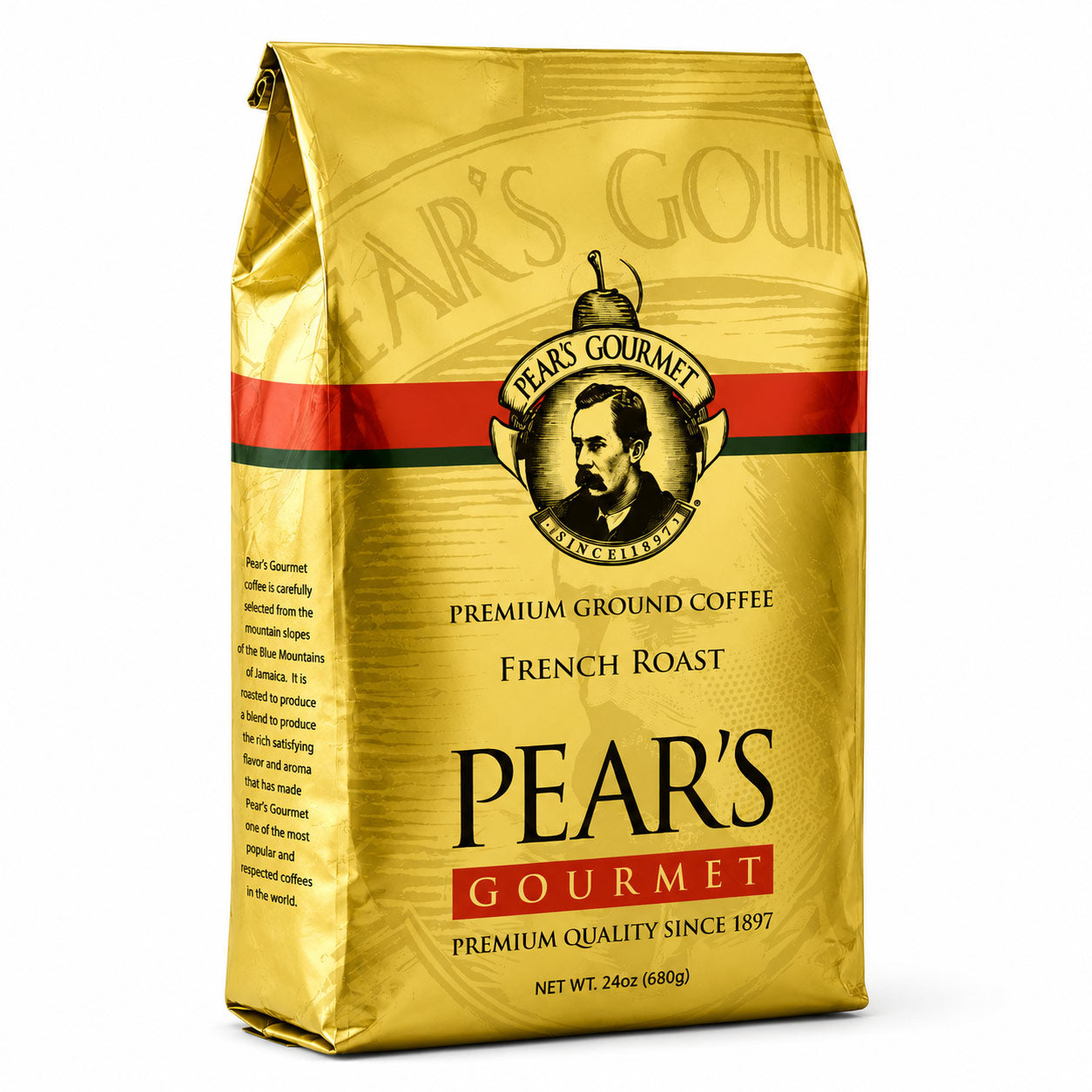 Pear's Gourmet French Roast 24 oz Coffee