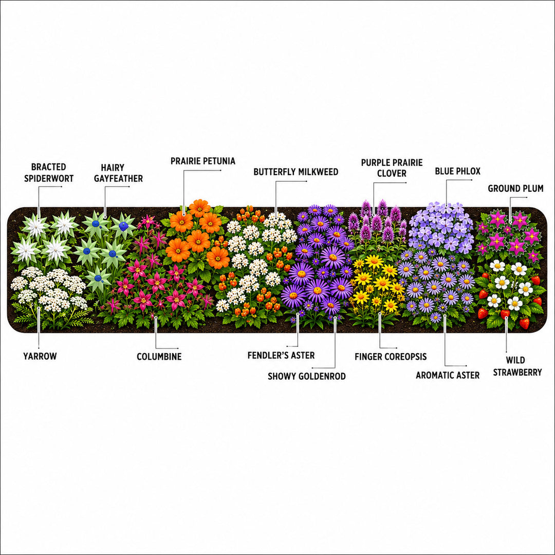 Front yard layout example