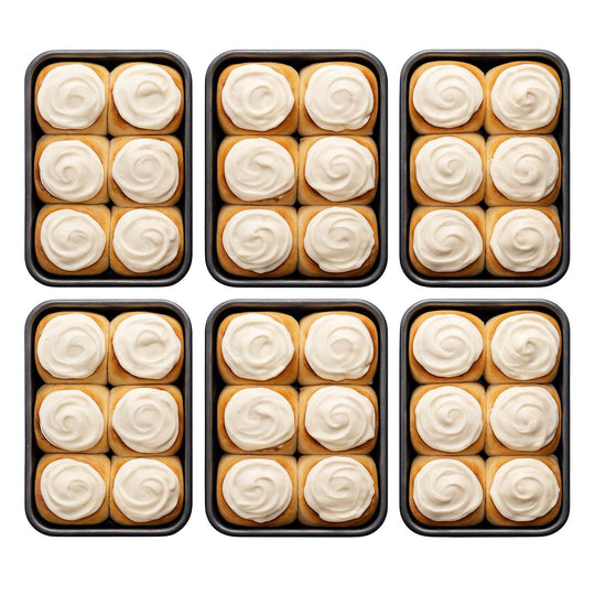 Frosted Precooked Cinnamon Rolls | Pack of 3 | 12 Pack | Shipping Included | Stacy Lynn's Baking Company