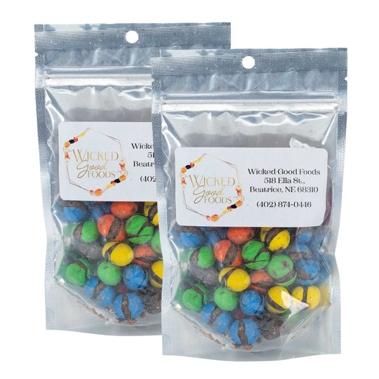 Freeze Dried Fudge Crunchers | Pack of 2 | 4 oz | Wicked Good Foods