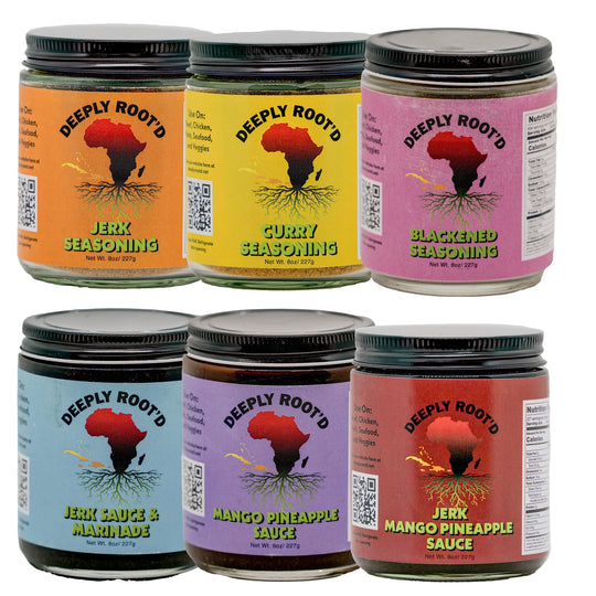 Caribbean Seasoning & Sauce Bundle | 8 oz | Deeply Root'd