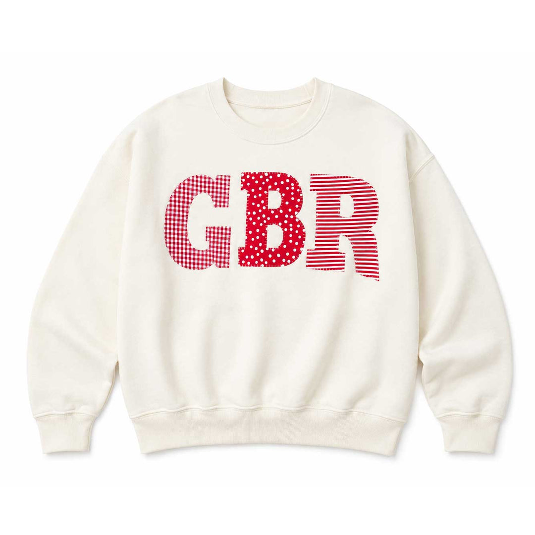 GBR Patchwork Crewneck