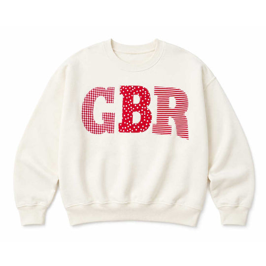 GBR Patchwork Crewneck