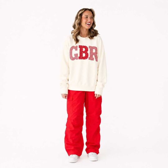 GBR Patchwork Crewneck