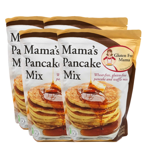 Gluten Free Pancake and Waffle Mix | Pack of 4 | 2 lb | Gluten Free Mama | 6057