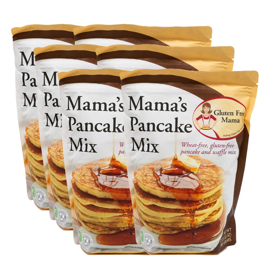 Gluten Free Pancake and Waffle Mix | Pack of 6 | 2 lb | Gluten Free Mama | 6057