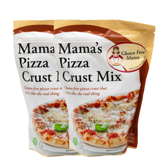 Gluten Free Pizza Crust Mix | Pack of 2 | 18 oz | Gluten Free Mama | 6058