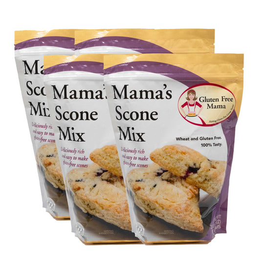 Gluten Free Scone Mix | Pack of 4 | 2 lb | Gluten Free Mama | 6055