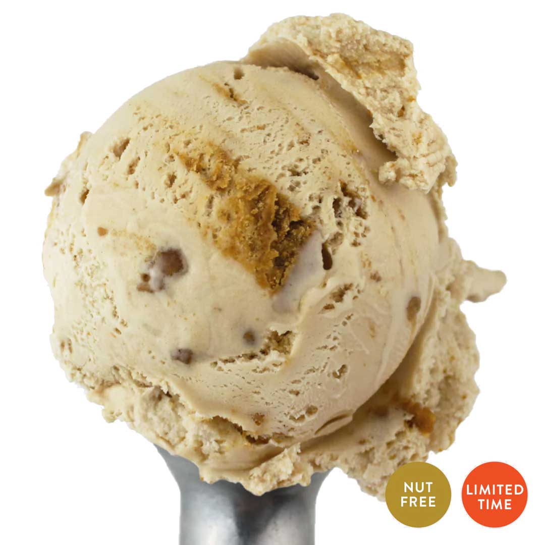 Gingerbread Cheesecake Ice Cream | One Pint | Nut Free | Perfect Blend Of Gingerbread Cheesecake Ice Cream and  Cookie Butter Crunch | Smooth & Creamy | Nebraska Ice Cream | 4 Pack | Shipping Included