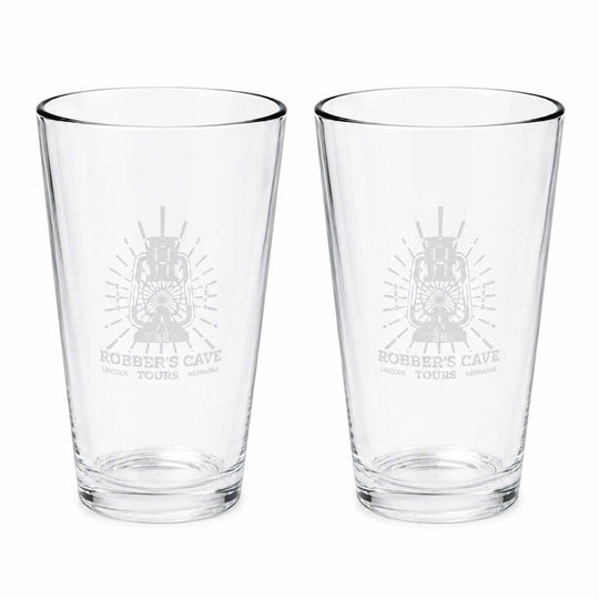Robber's Cave pack of 2 glasses