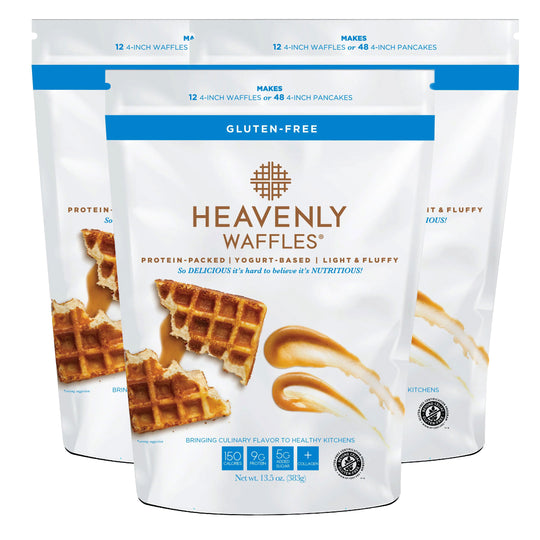 Gluten Free Waffle Mix | Pack of 3 | 13.5 oz | Heavenly Waffles