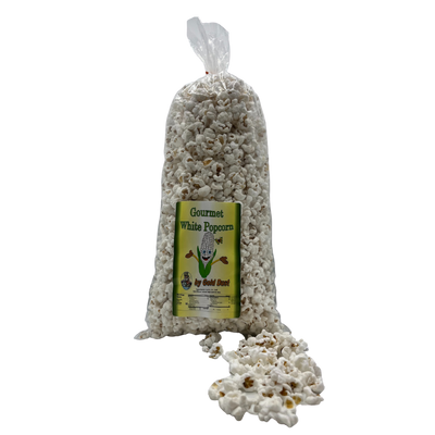 White Butterfly Popped Popcorn | 7 oz. | Gourmet | Light and Fluffy Popped Kernels | Rich, Buttery, and Salty Flavor | Perfect for On the Go | Ideal for Sharing | Perfect for Party Appetizers | Nebraska White Popcorn | 4 Pack | Shipping Included