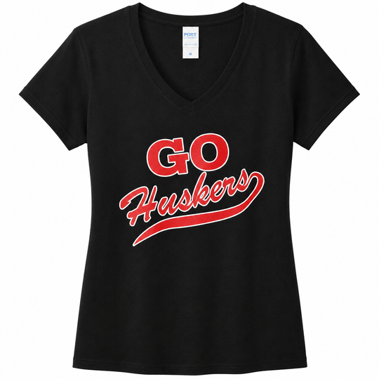 Go Huskers Black Shirt