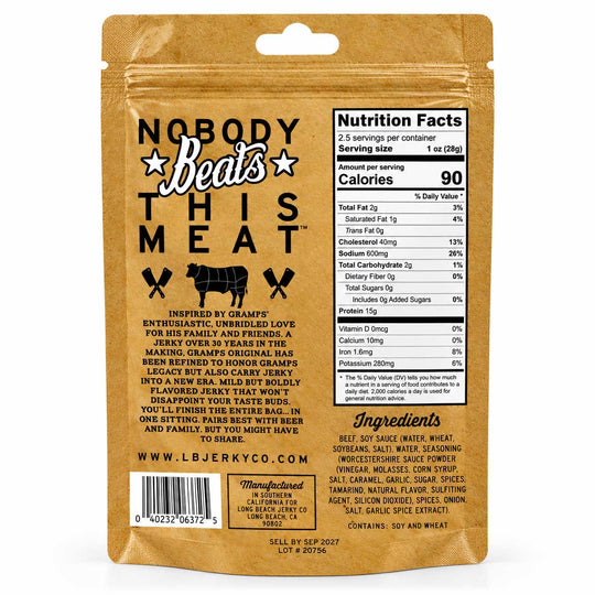 Gramps' Original Long Beach Jerky