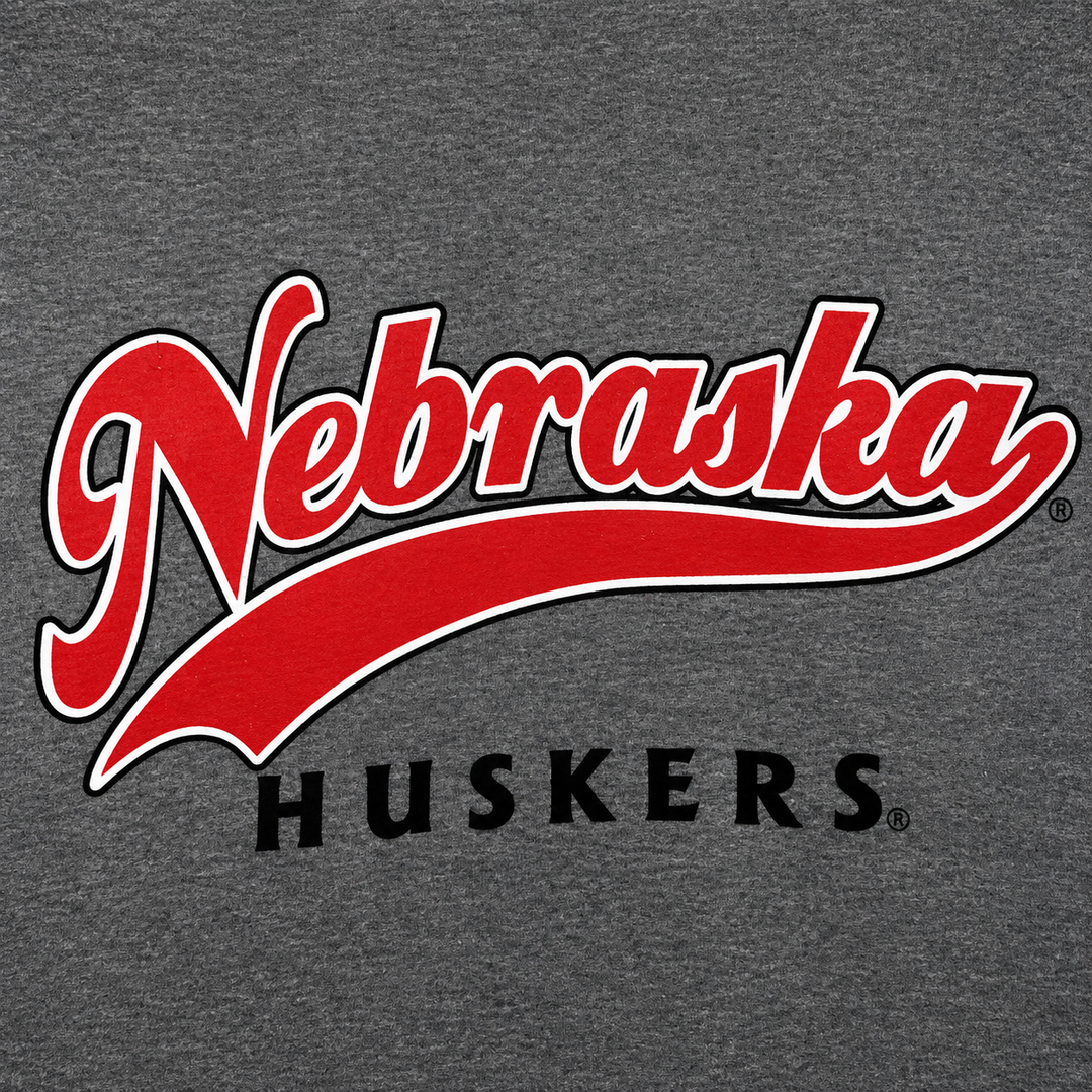 Nebraska Huskers Text on Shirt
