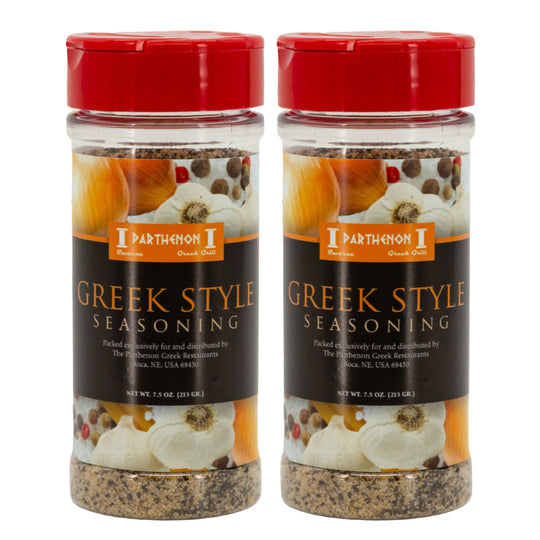 Greek Style Seasoning | Pack of 2 | 7.5 oz | The Parthenon Catering