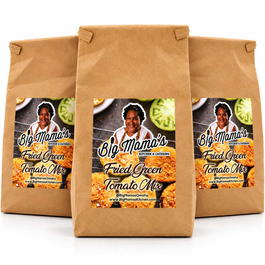 Fried Green Tomato Mix | Pack of 3 | 1.3 lb | Big Mama's Kitchen & Catering