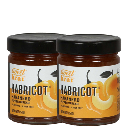 Habricot Pepper Spread | Pack of 2 | 9 oz | Gluten Free | Chili Dawg's Foods of Fire