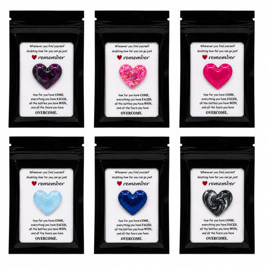 Remember heart charms