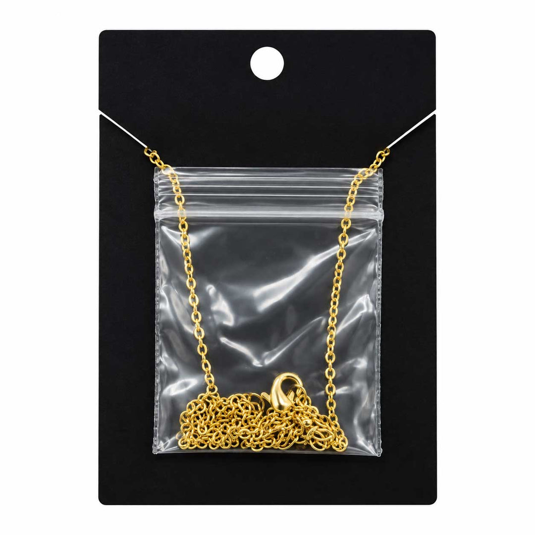 back packaging of necklace
