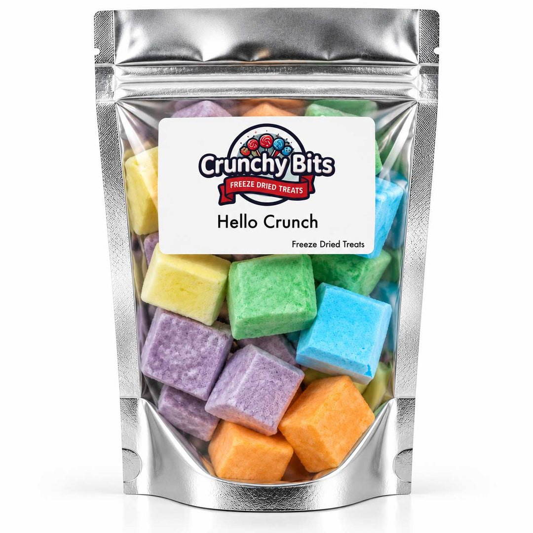 Hello Crunch Freeze-Dried Candy | Crunchy Bits Candy