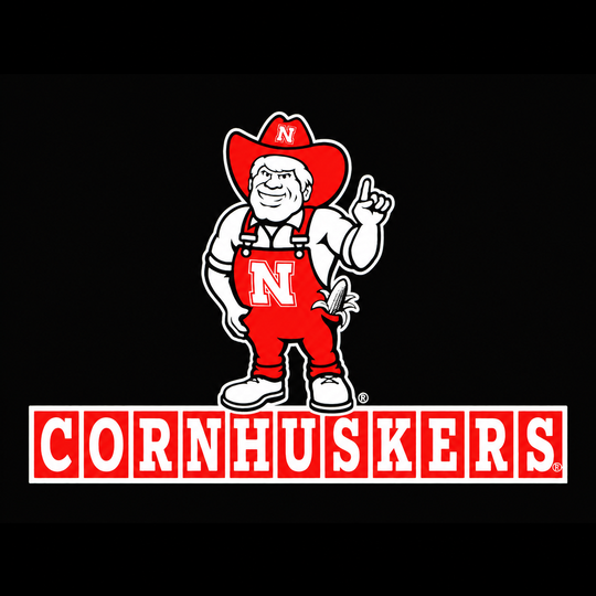 Youth Herbie Husker Cornhuskers T-Shirt | Black | Multiple Sizes | Lou's Sporting Goods | 25N14YBT