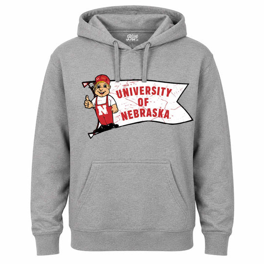 Youth Lil Red Grey Hoodie | Multiple Sizes | Blue 84