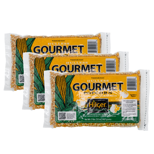 Yellow Popcorn Kernels | Pack of 3 | 2 lb | Non-GMO | Hilger's Agri-Natural