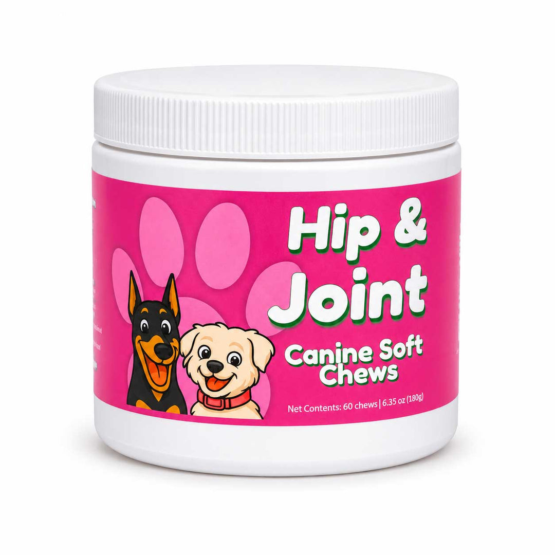 Hip & Joint Support Soft Chews for Dogs | Pack of 3 | 60 Chews - 6.35 oz | LivHerbals, Inc.