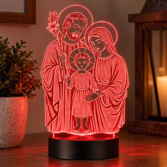 Holy Family Inspirational Plaque