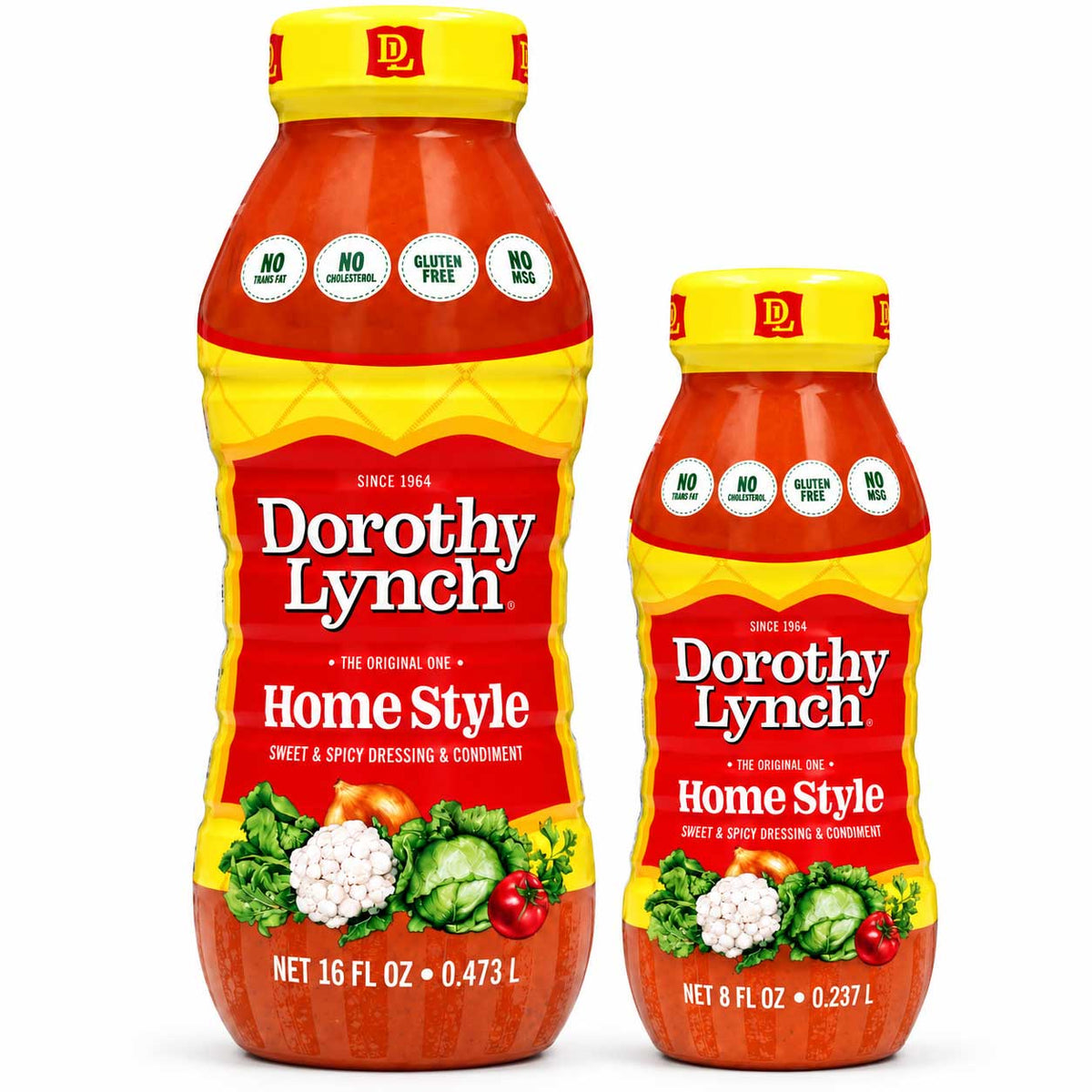 Home Style Dorothy Lynch 8 oz and 16 oz bottles