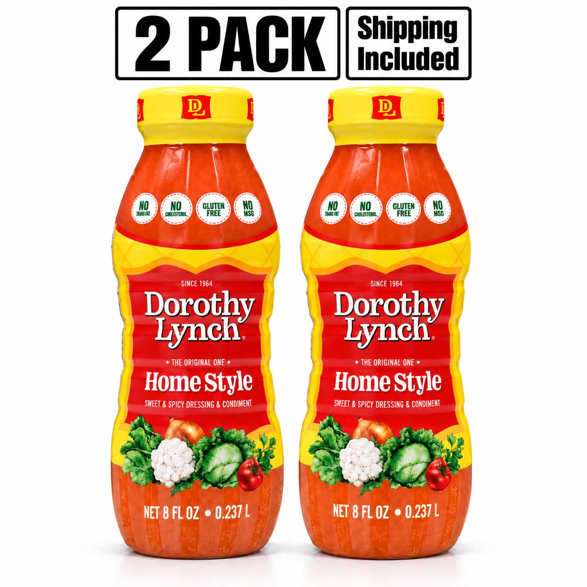 Dorothy Lynch Home Style 8 oz Pack of 2 Shipping Included
